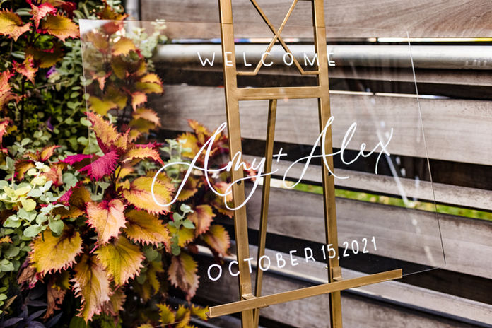 acrylic calligraphy signage