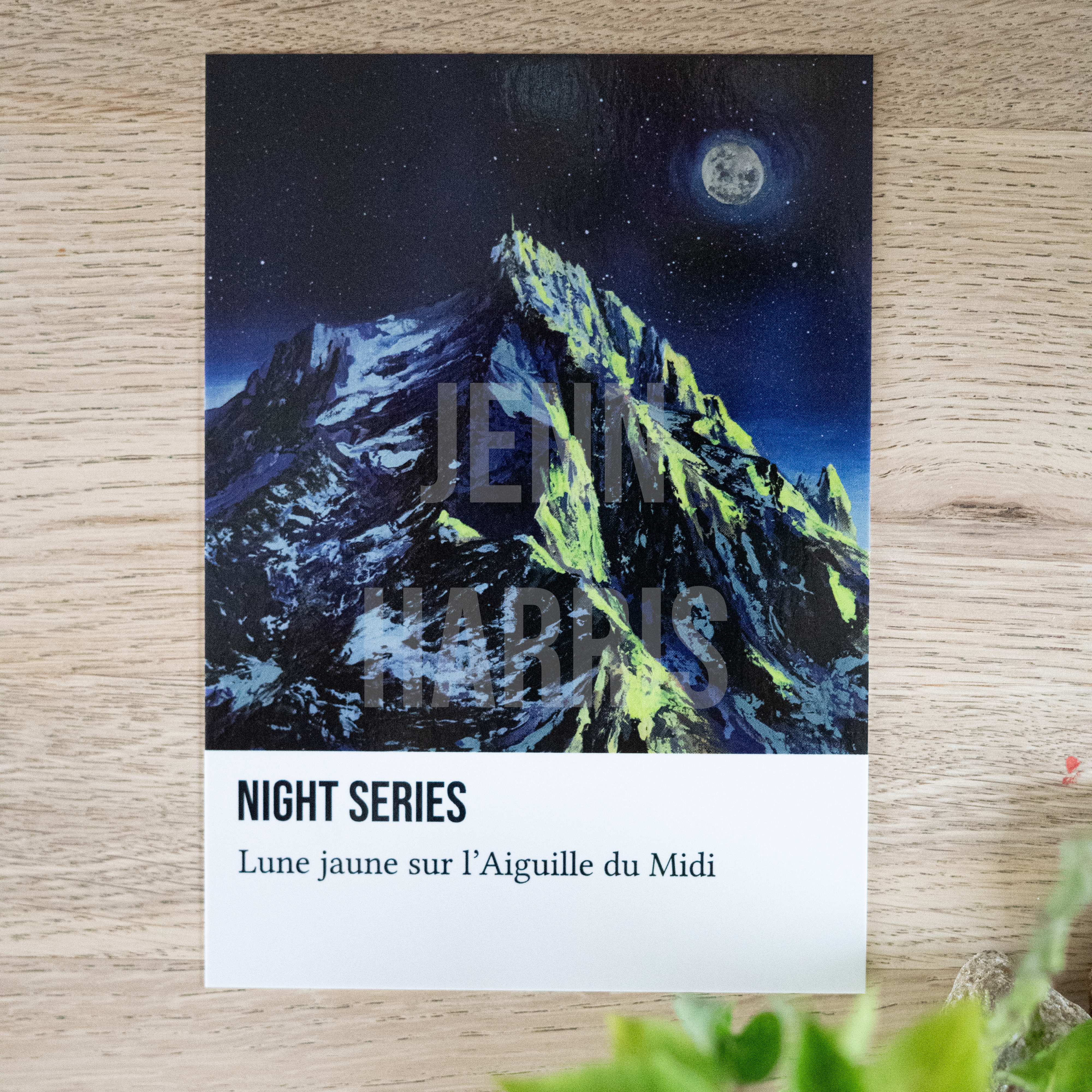 Carte d'art -Aiguille du midi