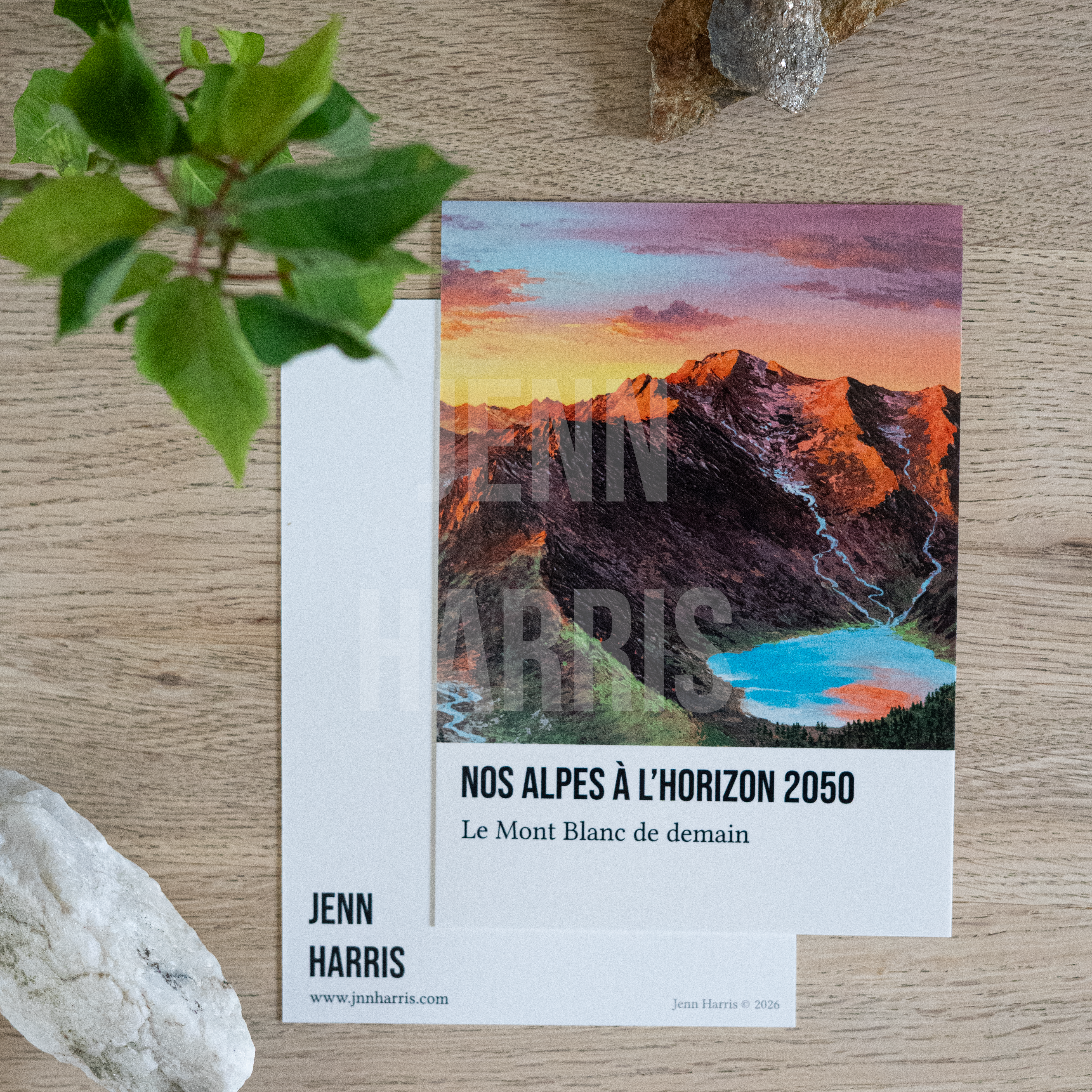 Carte d'art -Mont Blanc
