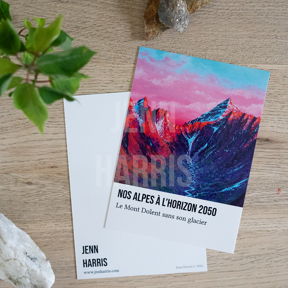 Thumbnail: Carte d'art -Mont Dolent