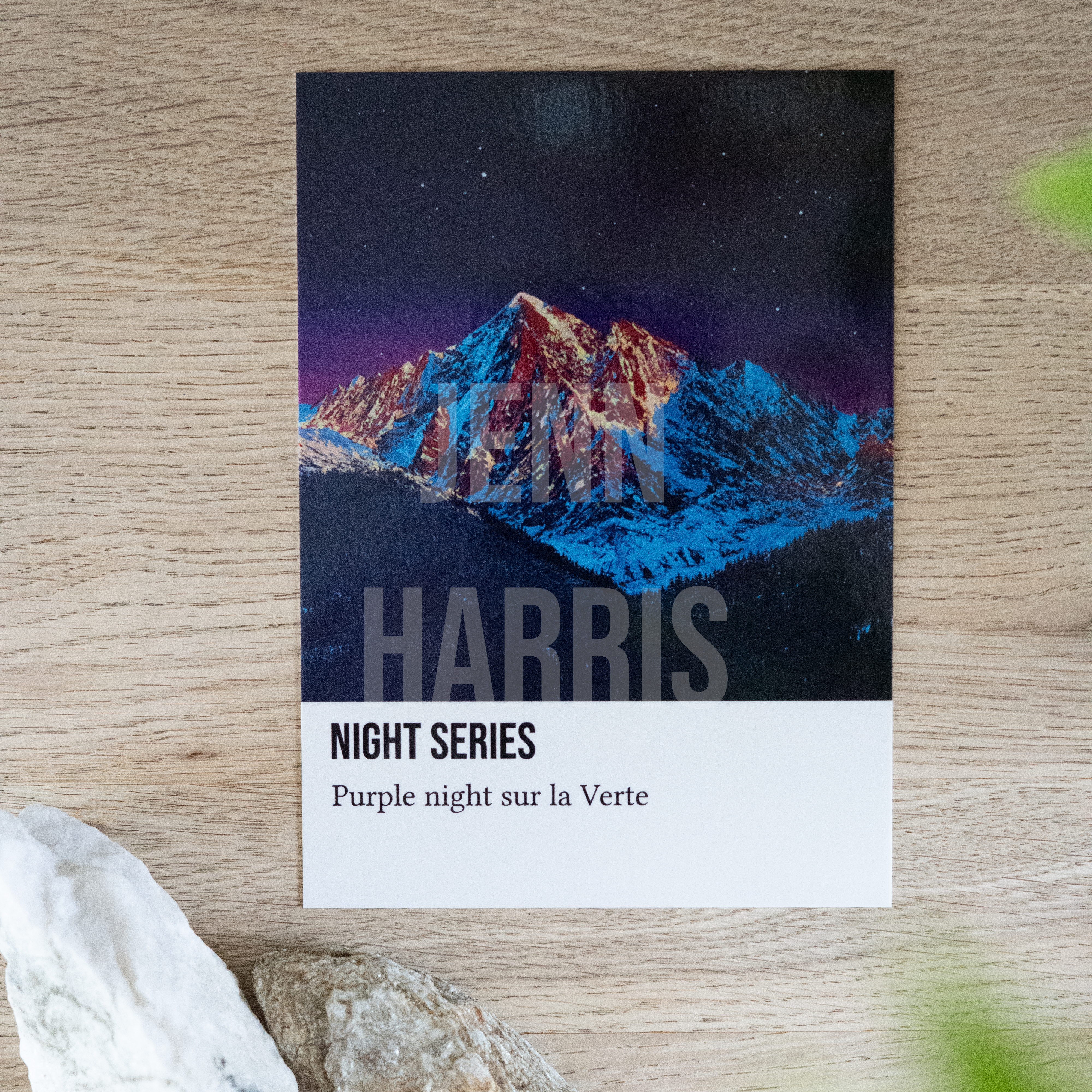 Carte d'art - Aiguille Verte
