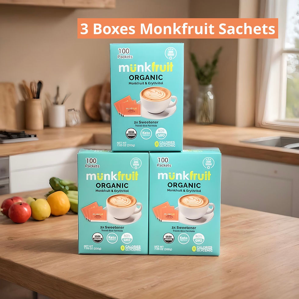 3 Boxes-Organic Monkfruit Sachets