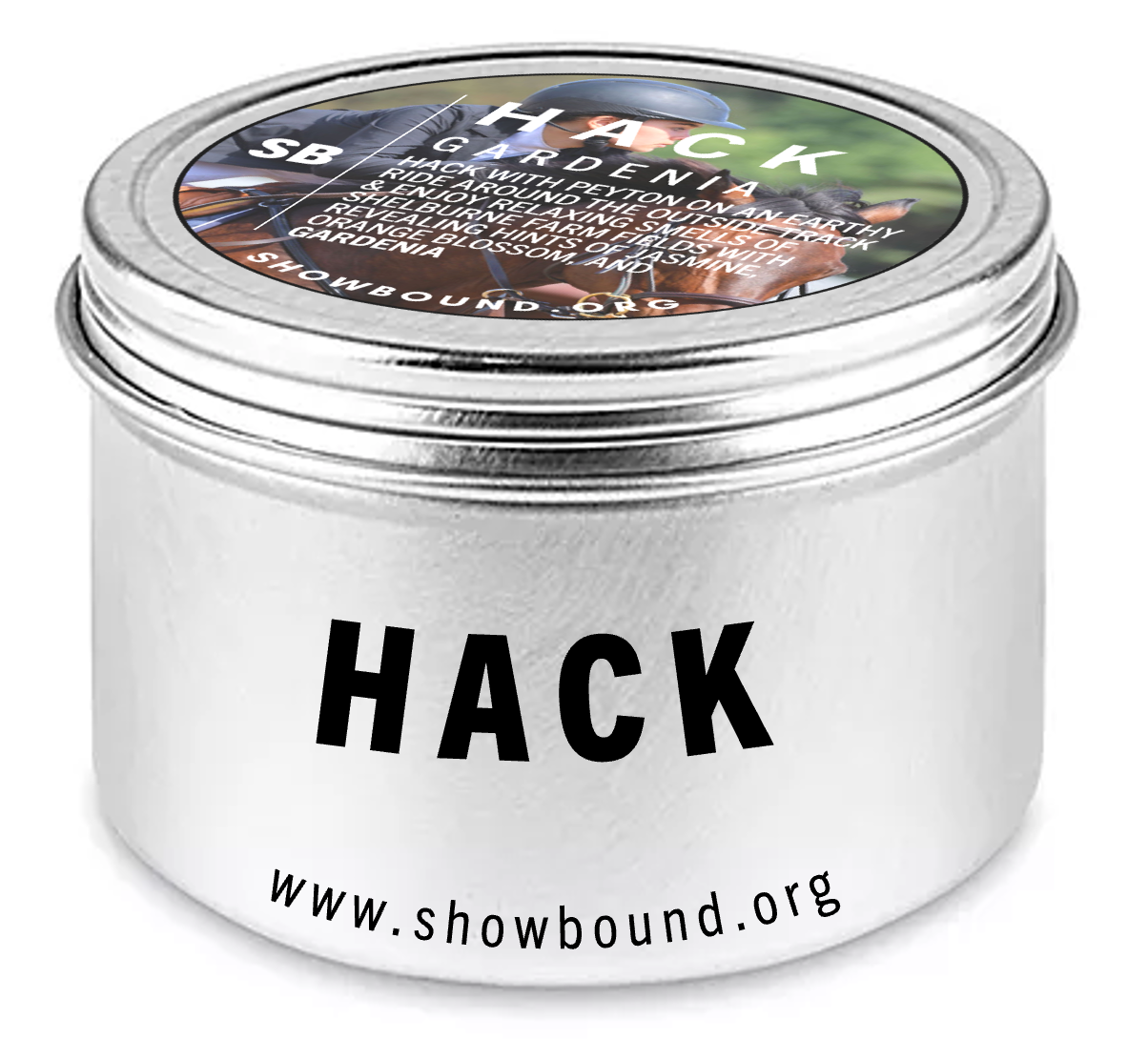 "HACK"  |  GARDENIA  Soy Wax Candle