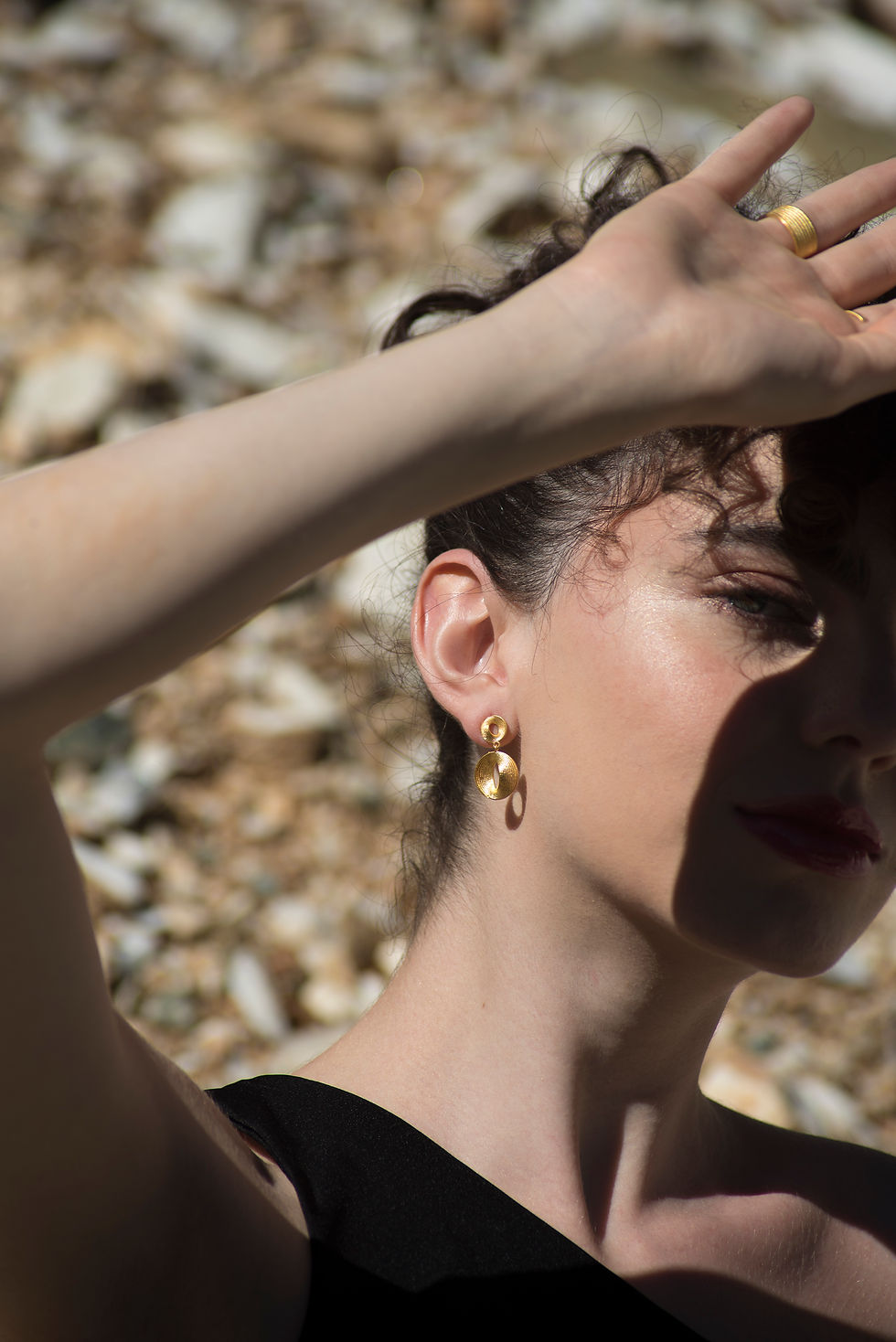 Double Circle Illusion Earrings