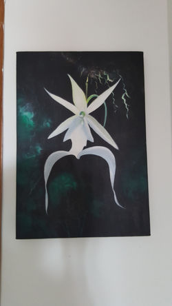 orquídea fantasma