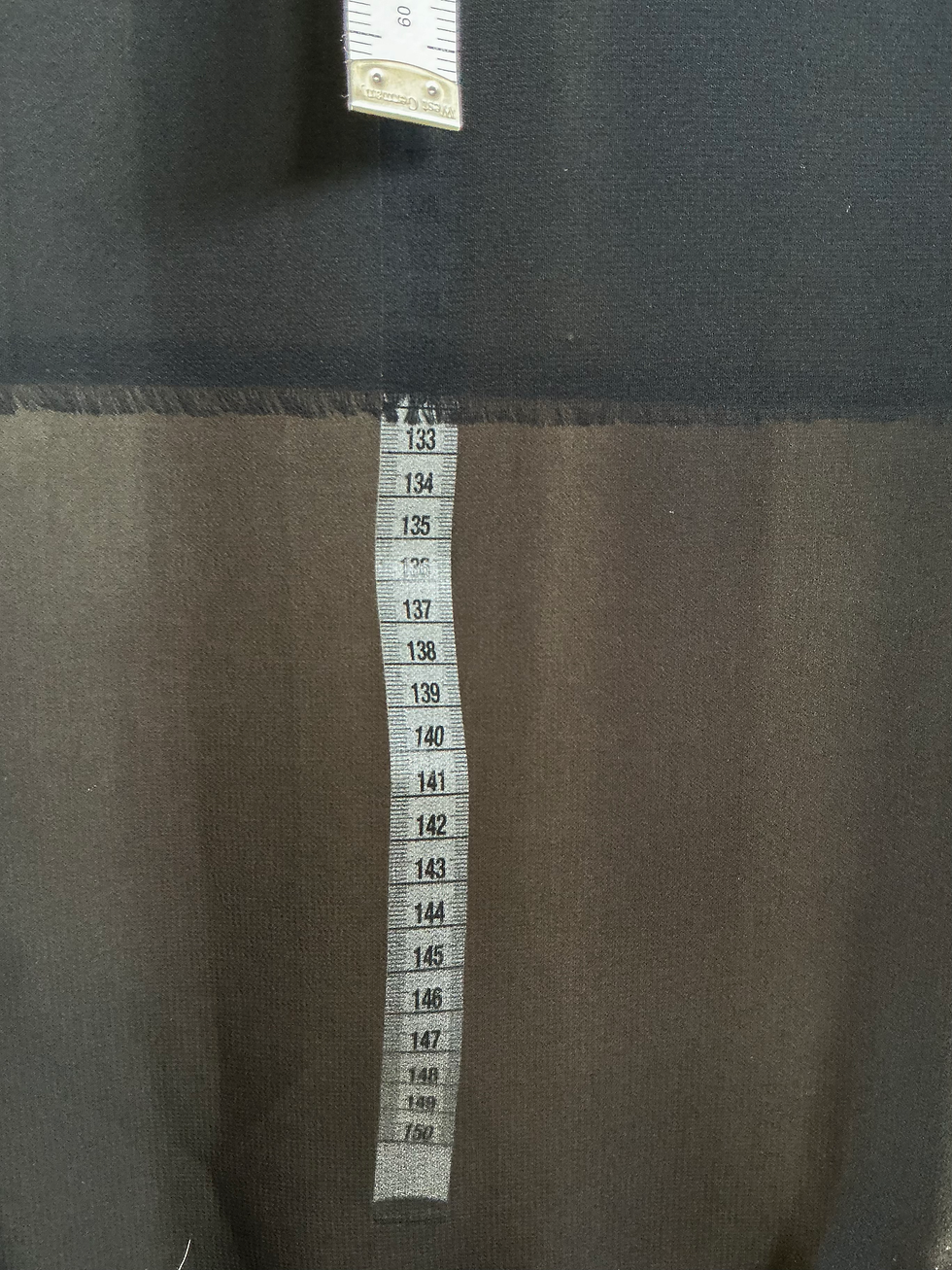 Thumbnail: Polyester - Svart, 156x153 cm