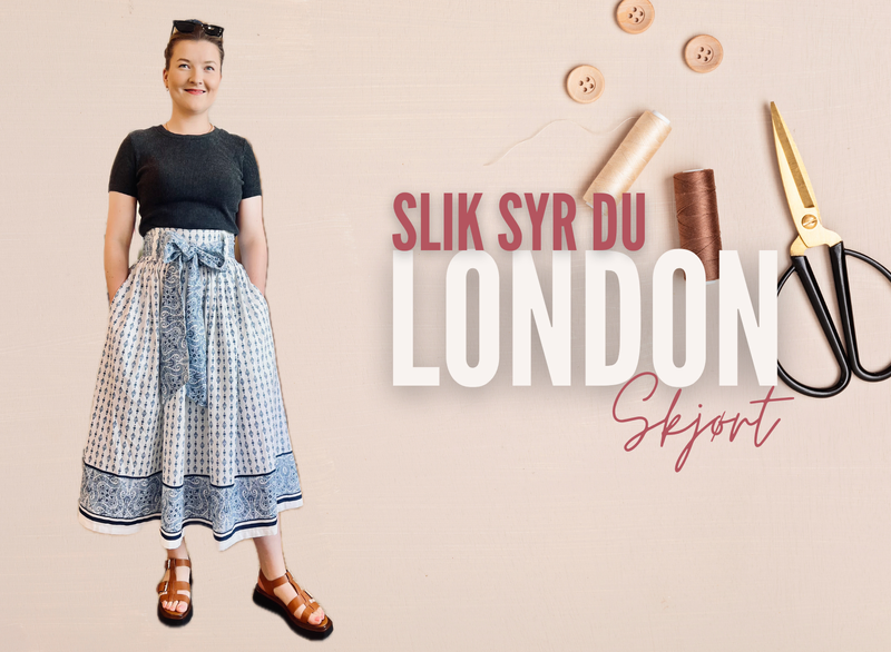 Lær å sy London skjørtet hos MEAH Academy! Husk å kjøpe symønsteret.