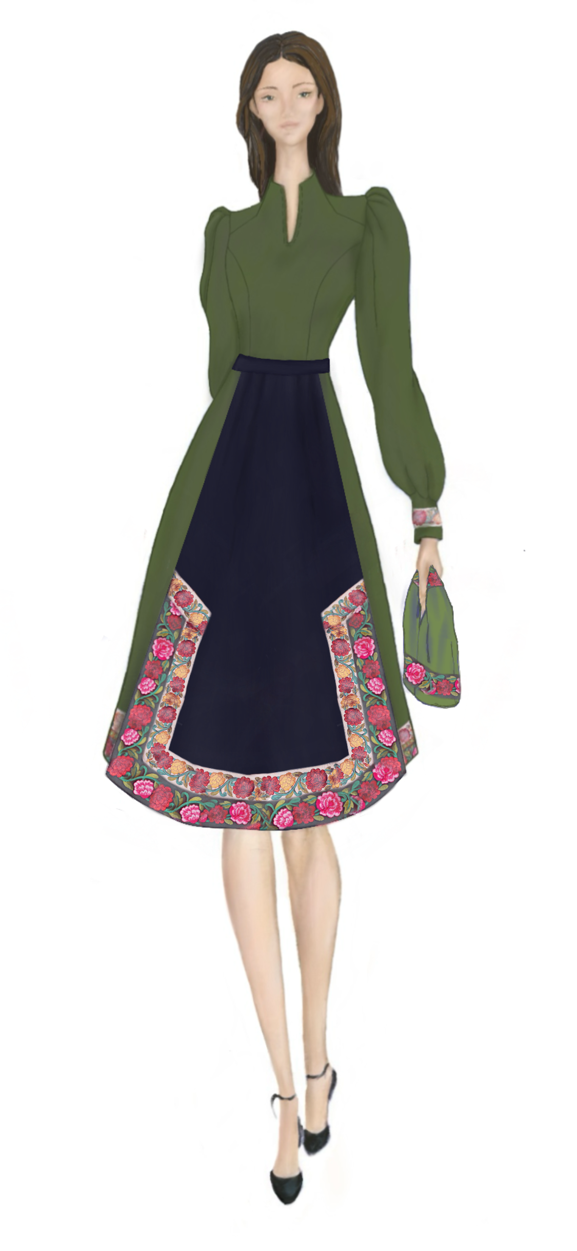 Fantasy Star Festveske - Digitalt Symønster - A4, A3, A0