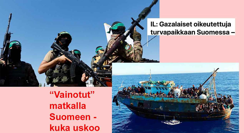 Turvapaikkajärjestelmä on suuri huijaus