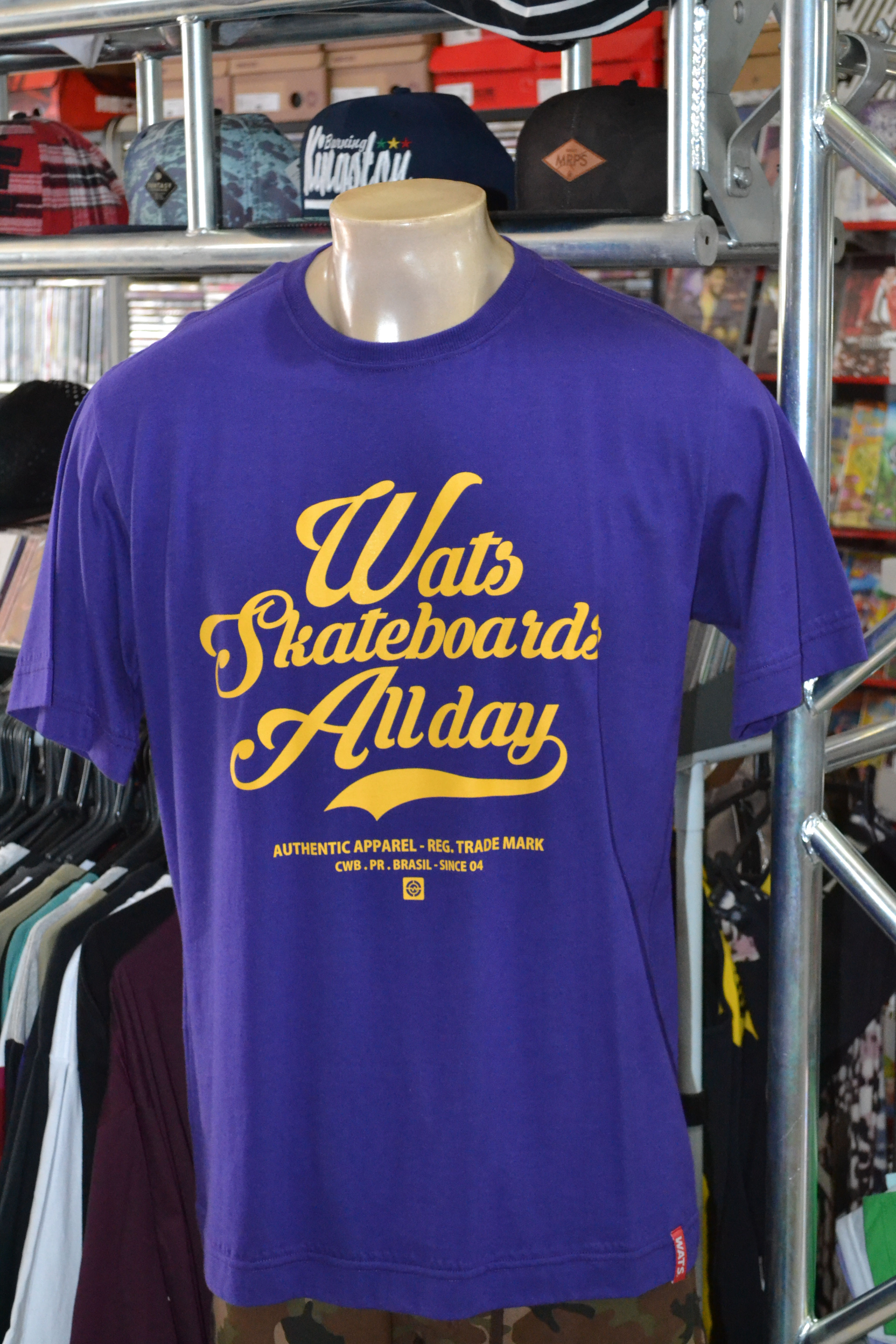 Camiseta Wats Skate All Day