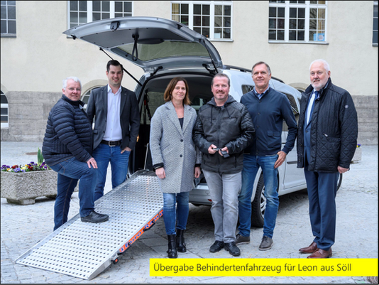 Behindertenfahrzeug für Leon aus Söll