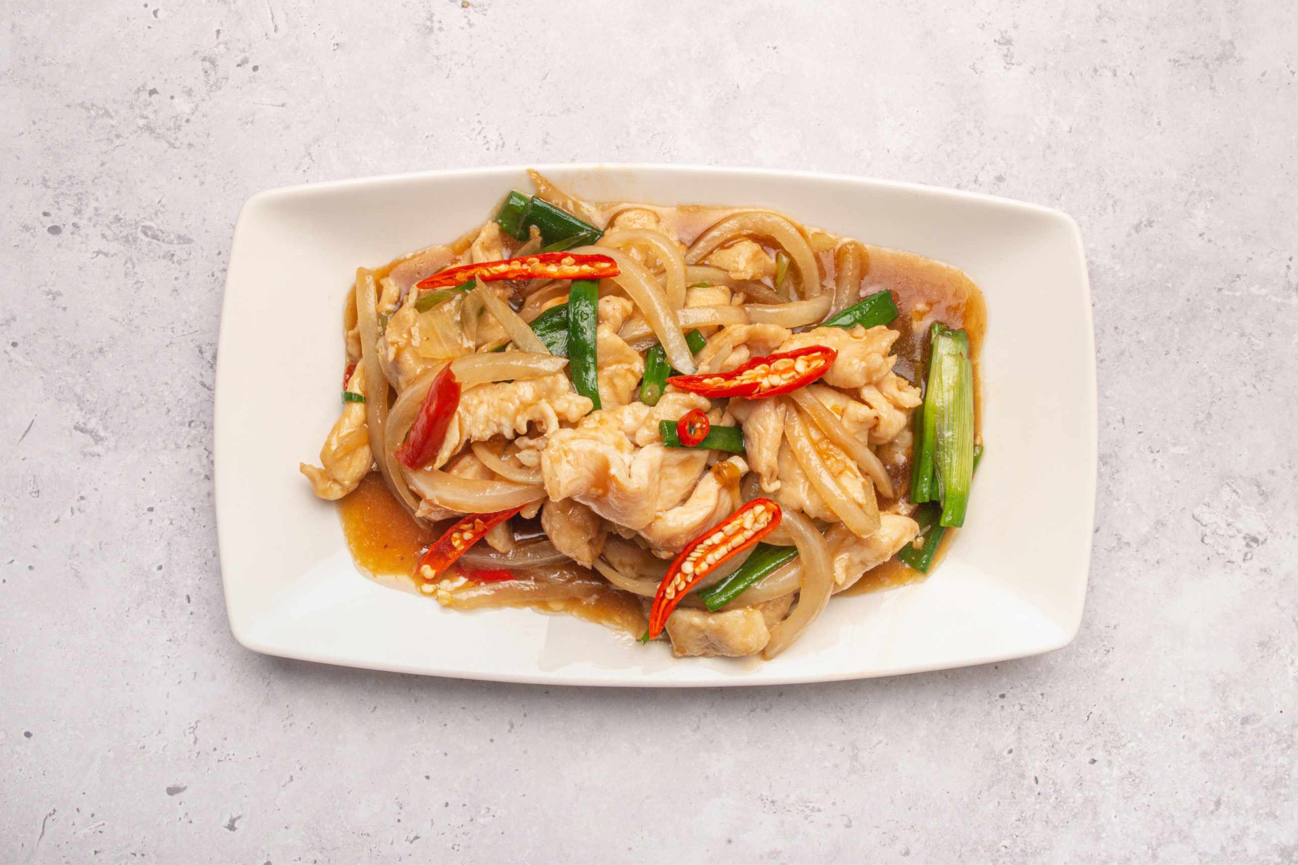 Arranged Food and Objects