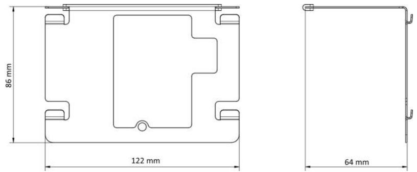 Miniature : Support de bureau Hikvision DS-KABH9510-T pour écran d'interphone DS-KH9510-WTE1