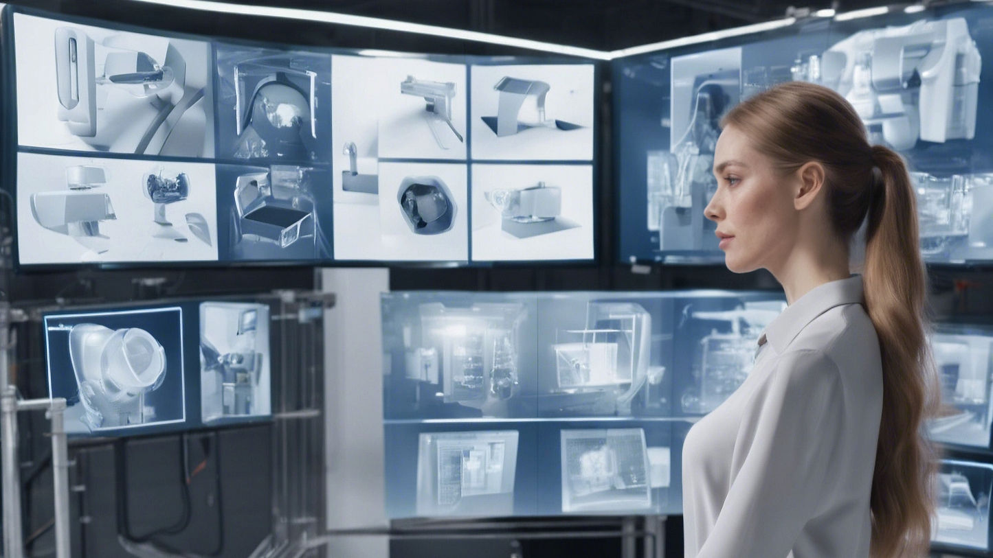 manufacturing environment with 3D female