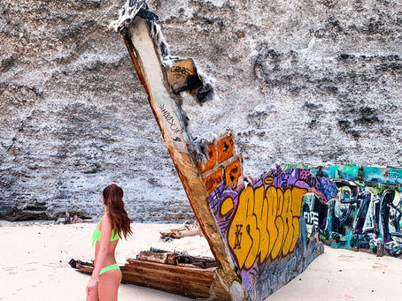 Ship Wrecked at Suluban Beach