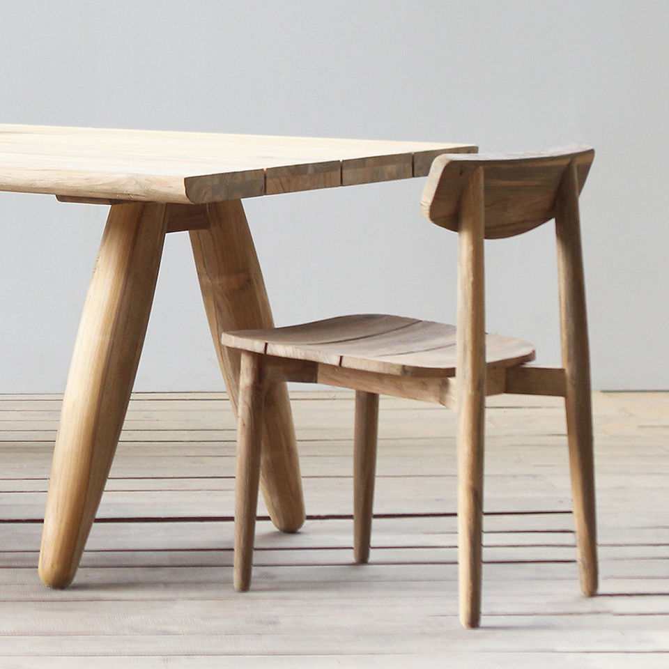 Pencil Dining Table and Chair. One of our best-selling outdoor collection.