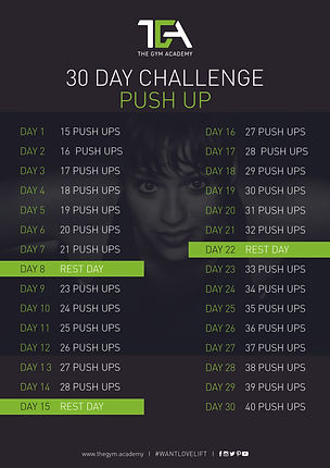 30 Day Challenge Push Up