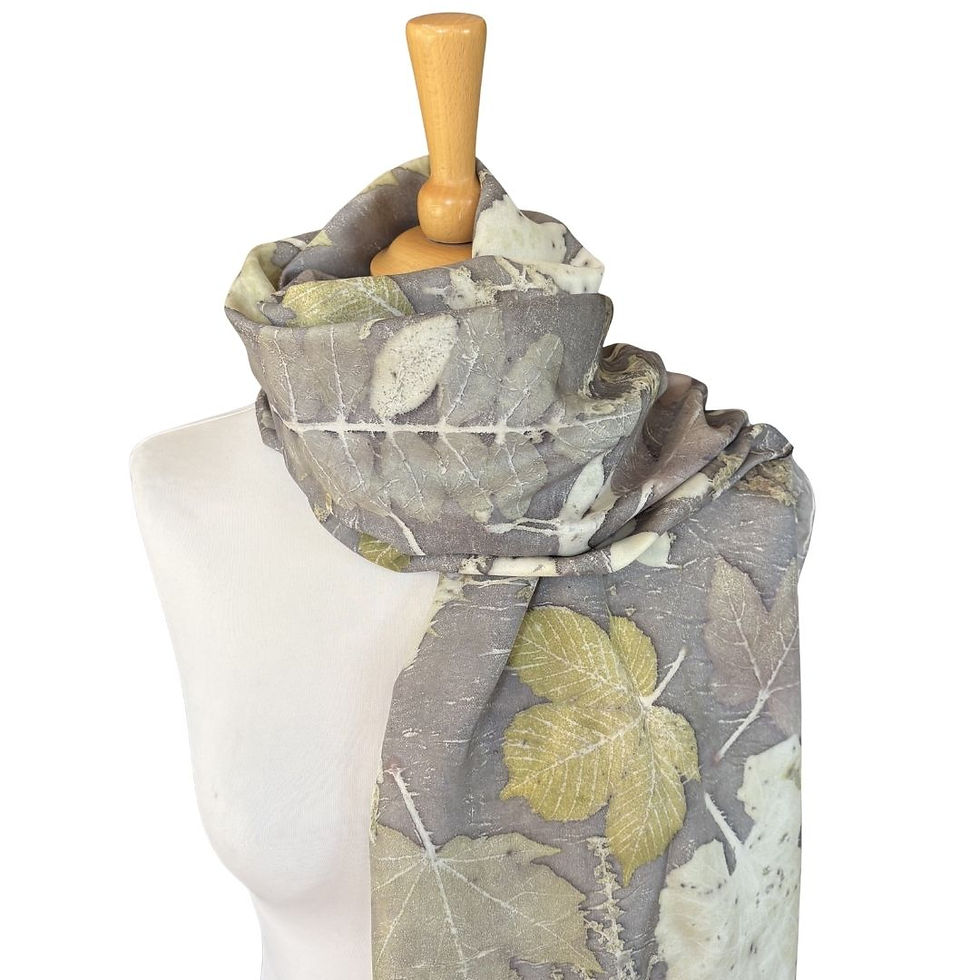 Thumbnail: Grey Silk Scarf
