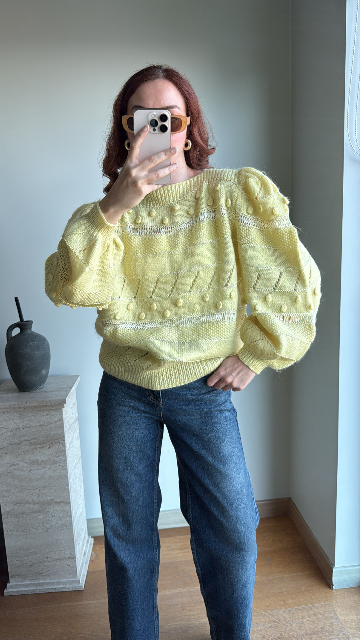 Vintage Şık Yün Kazak 