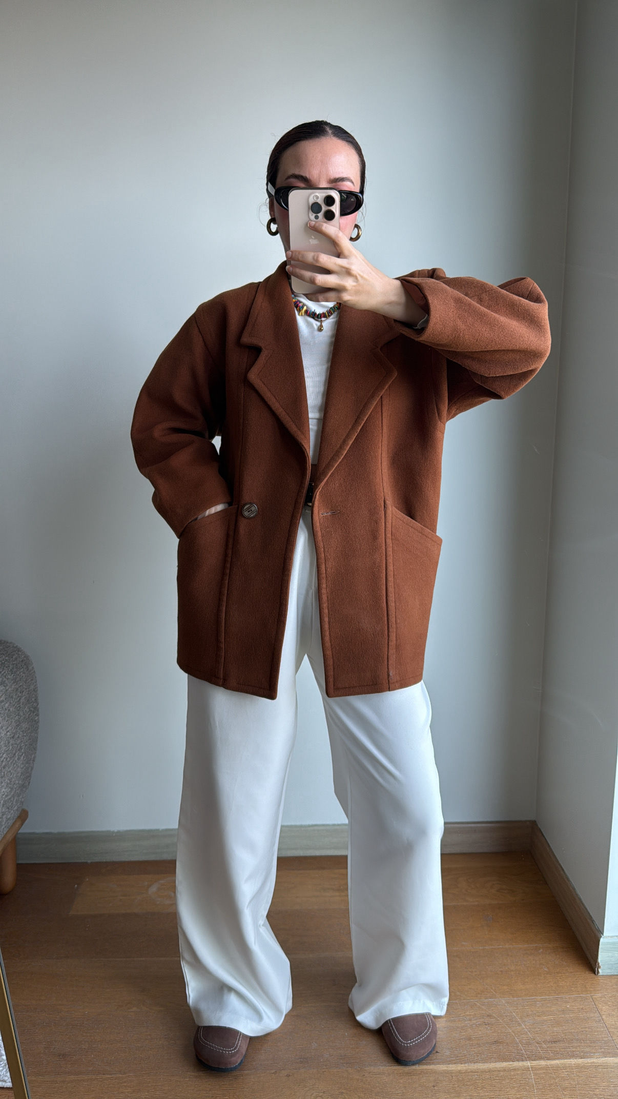 Vintage Taba Yün Kaban