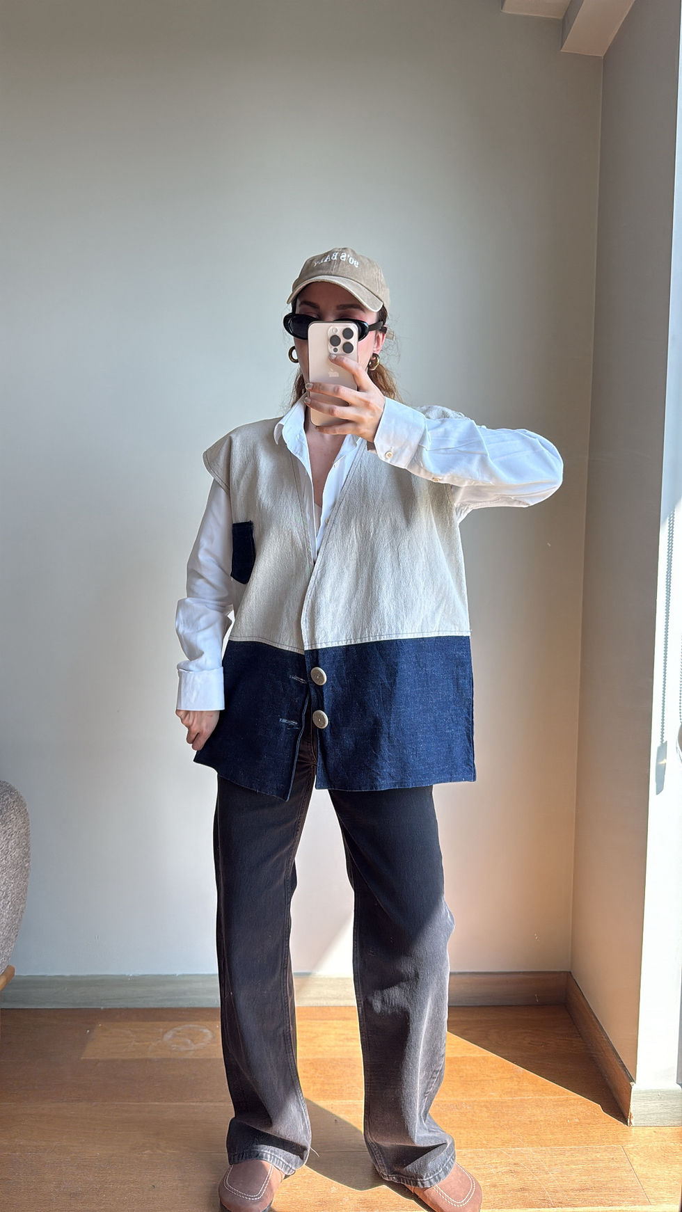 Küçük resim: Vintage Oversize Yelek