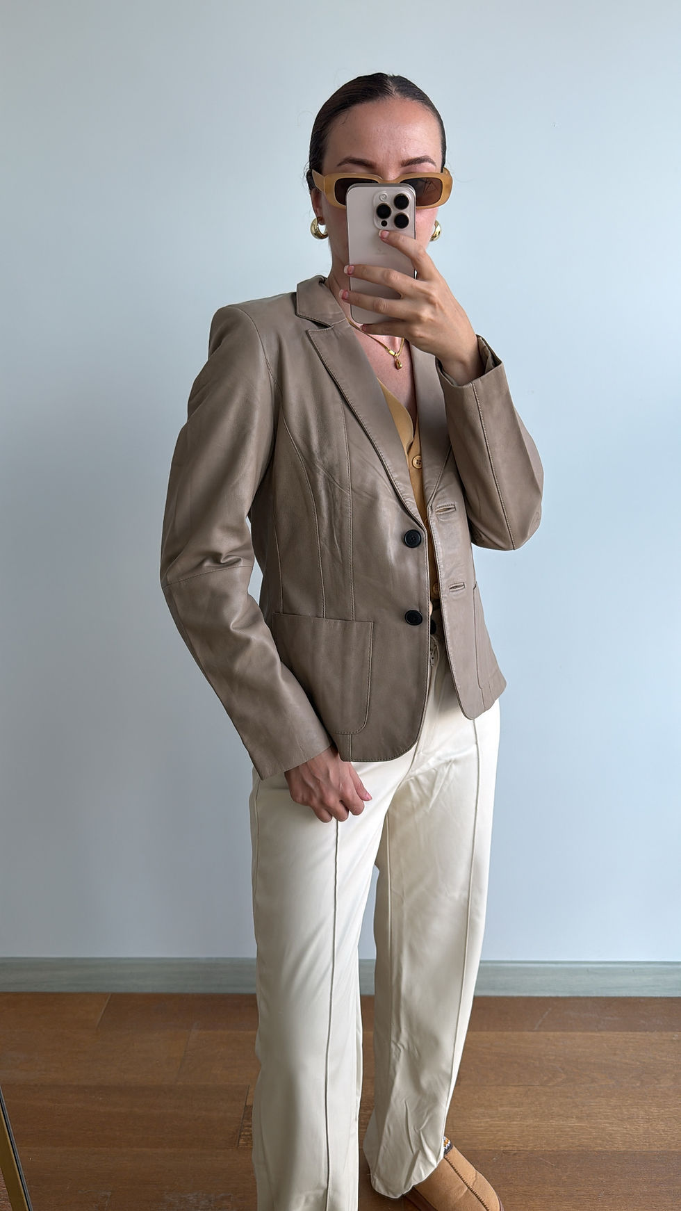 Küçük resim: Vintage Vera Pelle %100 Deri Ceket (küçük defo)