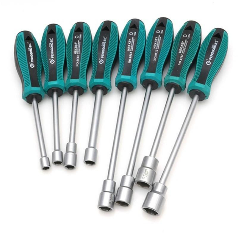 Example of a socket screwdriver set.