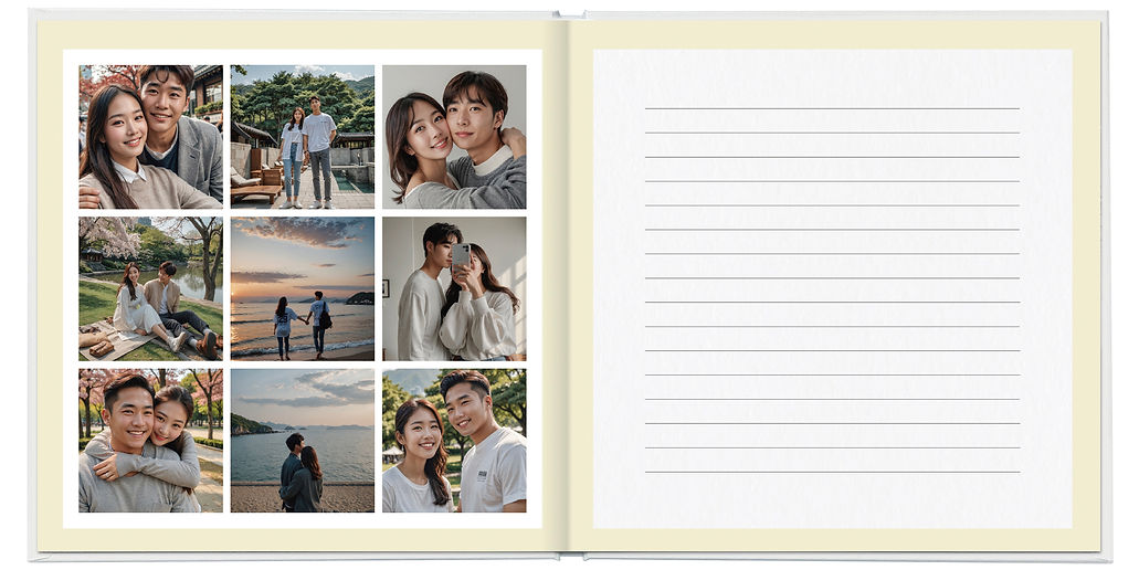 プロポーズ・記念日・誕生日・結婚祝い・寄せ書きなどサプライズプレゼントに フォトブックと手紙が融合したHEARKOの「結LETTER」