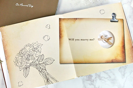 プロポーズや結婚記念日にプレゼントするならオーダーメイドのフォトブック・アルバム【結BOOK】指輪サプライズ