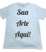 camiseta soft touch Branca poliéster estampa personalizada
