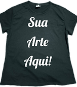 Camiseta Soft Touch Bsby Look P ao GG - Preta - Personalizada