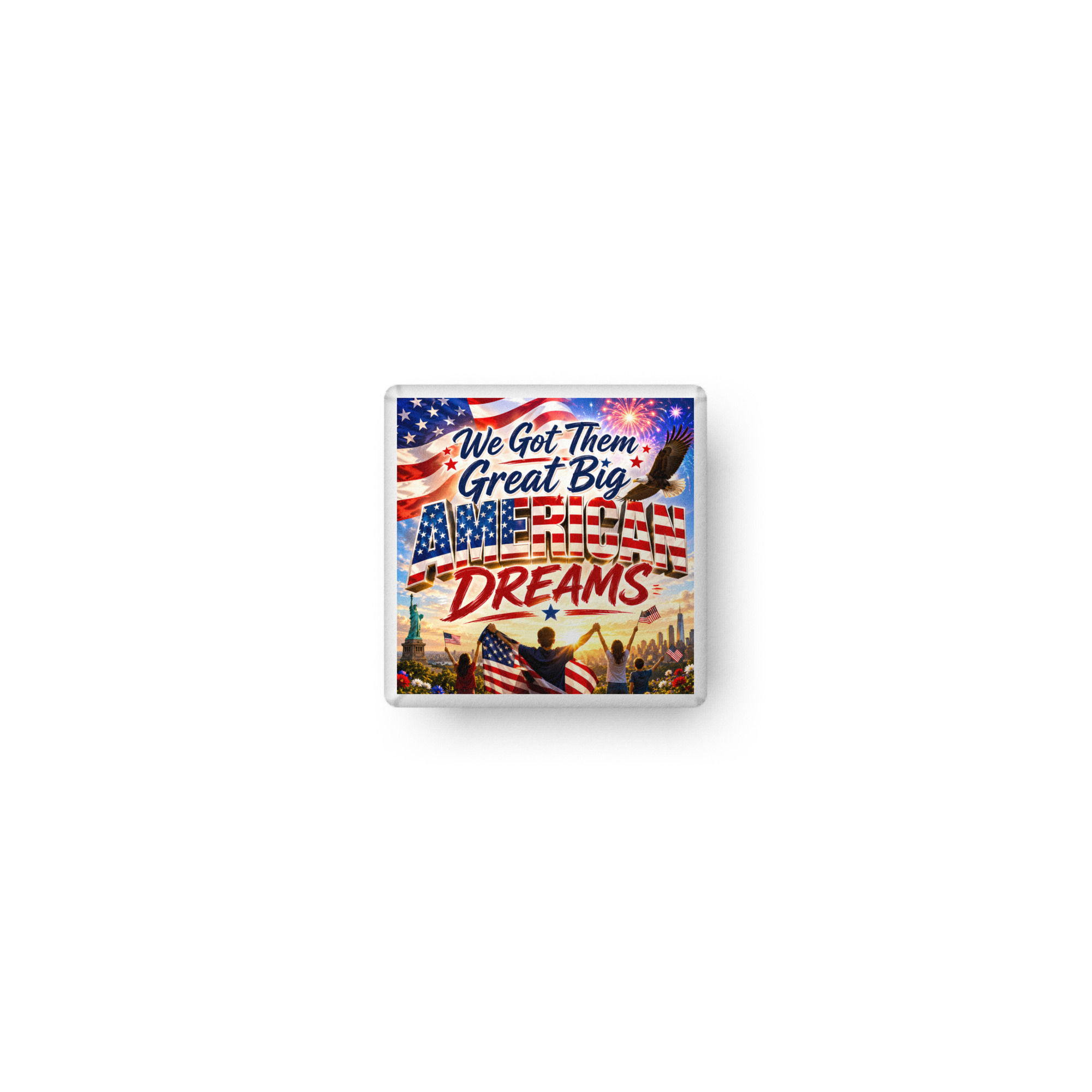 Great Big American Dreams Keepsake Pillow