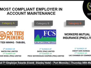FCS bags NasFund annual Awards - Most Compliant Employer.