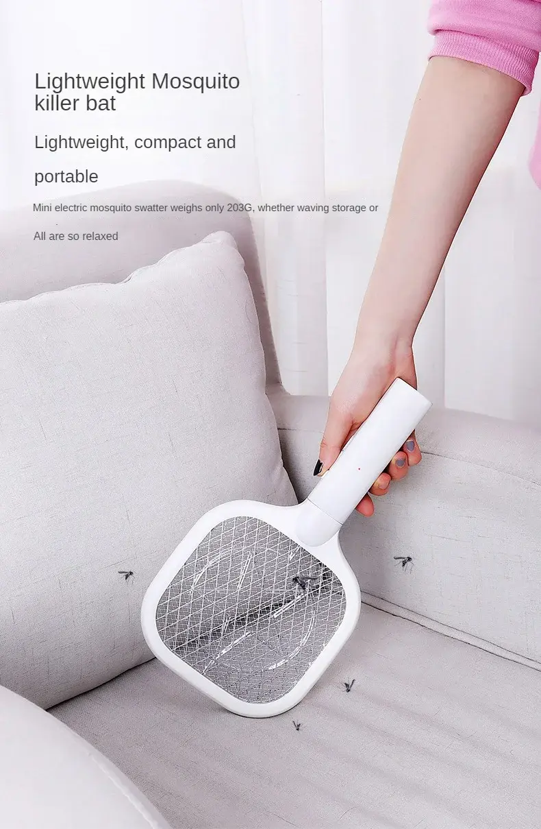 Miniatura: Raqueta Mata Moscas Recargable