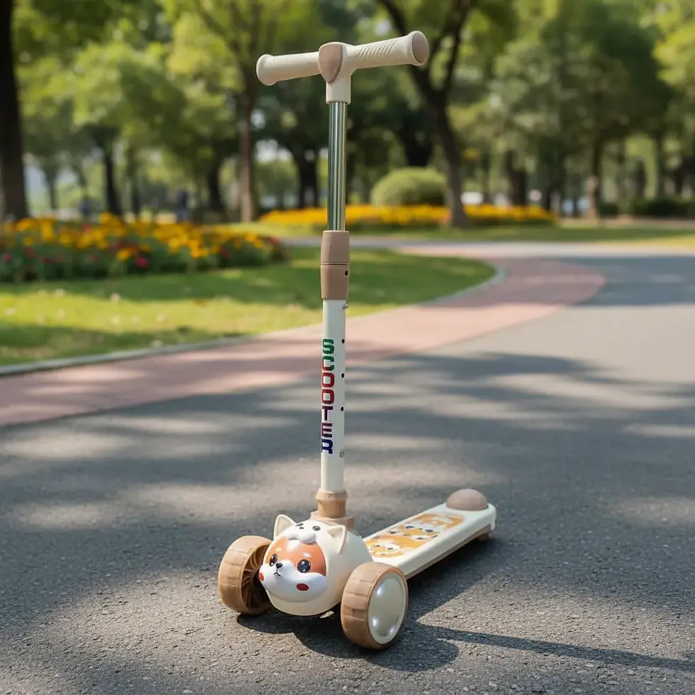 Miniatura: Monopatin Infantil Scooter Animalito Con Luces Y Sonidos