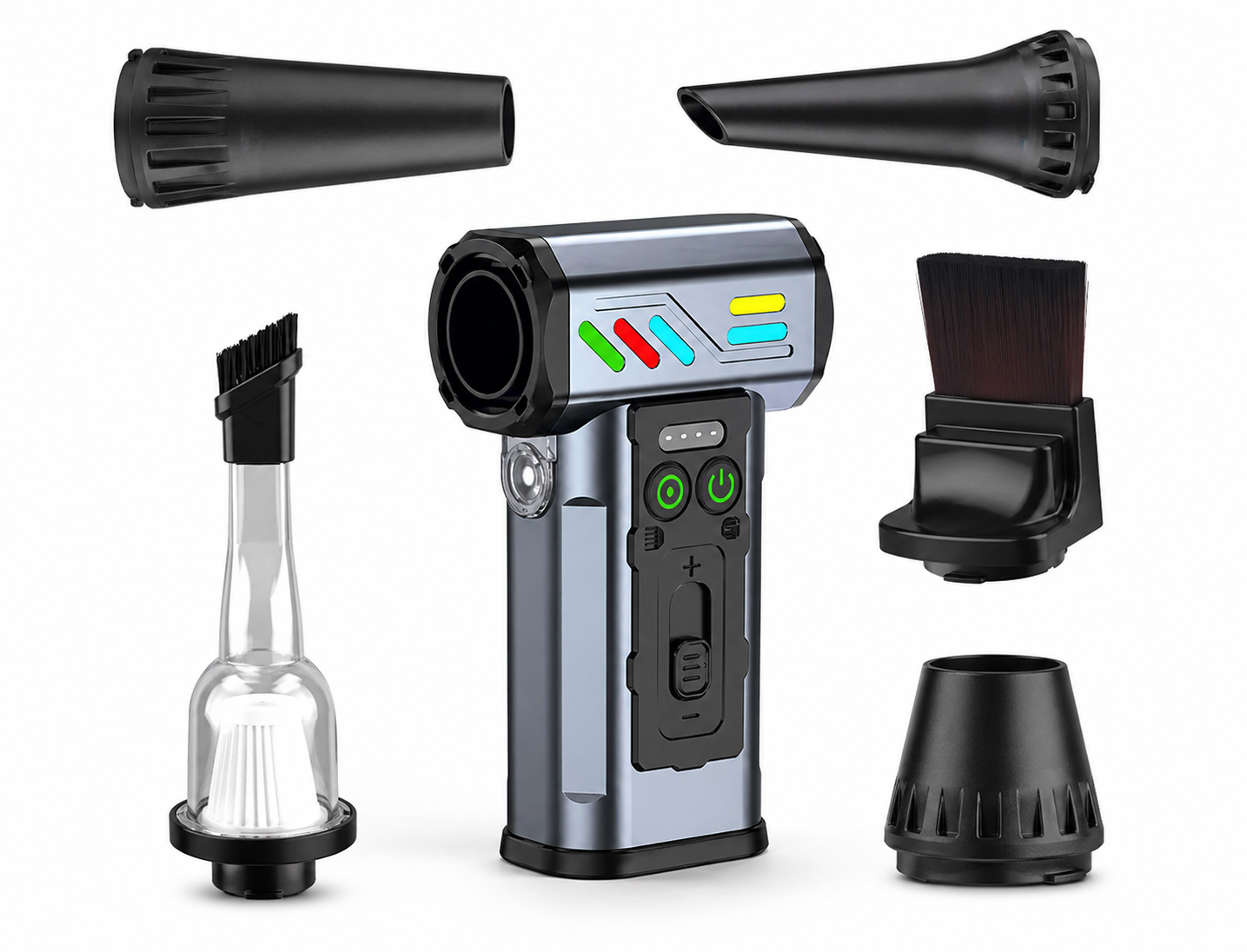 Aspiradora Soplador Portátil 4 en 1 Recargable USB F034-1 Alta Potencia 110000RP