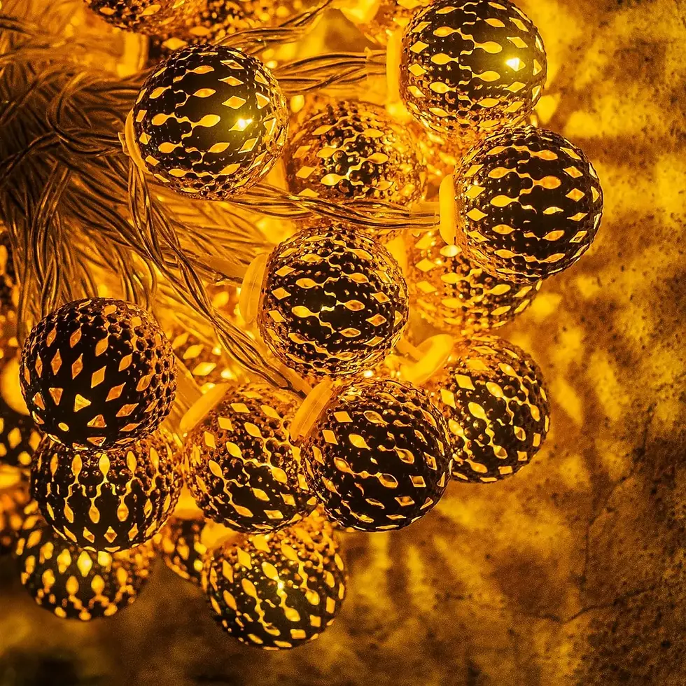 Miniatura: Guirnalda De Luces X 30 LED Bola Marroquies 8 Metros