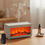 Miniatura: Humidificador Difusor Aroma Tipo Chimenea HY05 | Efecto Llama + Control