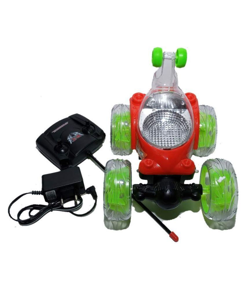 Miniatura: Carro Loco Control Luces Y Sonido Gira 360 Bateria Recargable