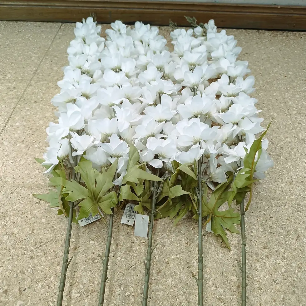 Miniatura: Flor Decorativa Delfinio Jacinto Artificial