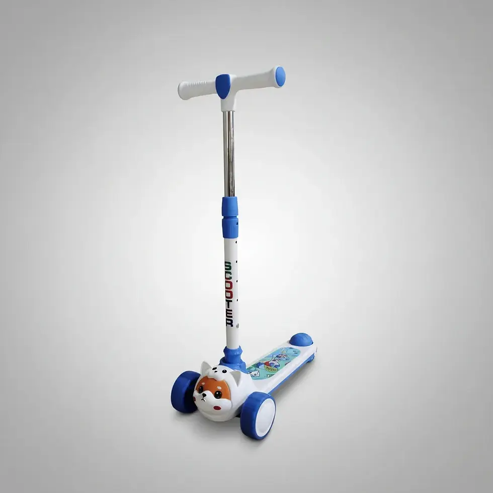 Miniatura: Monopatin Infantil Scooter Animalito Con Luces Y Sonidos