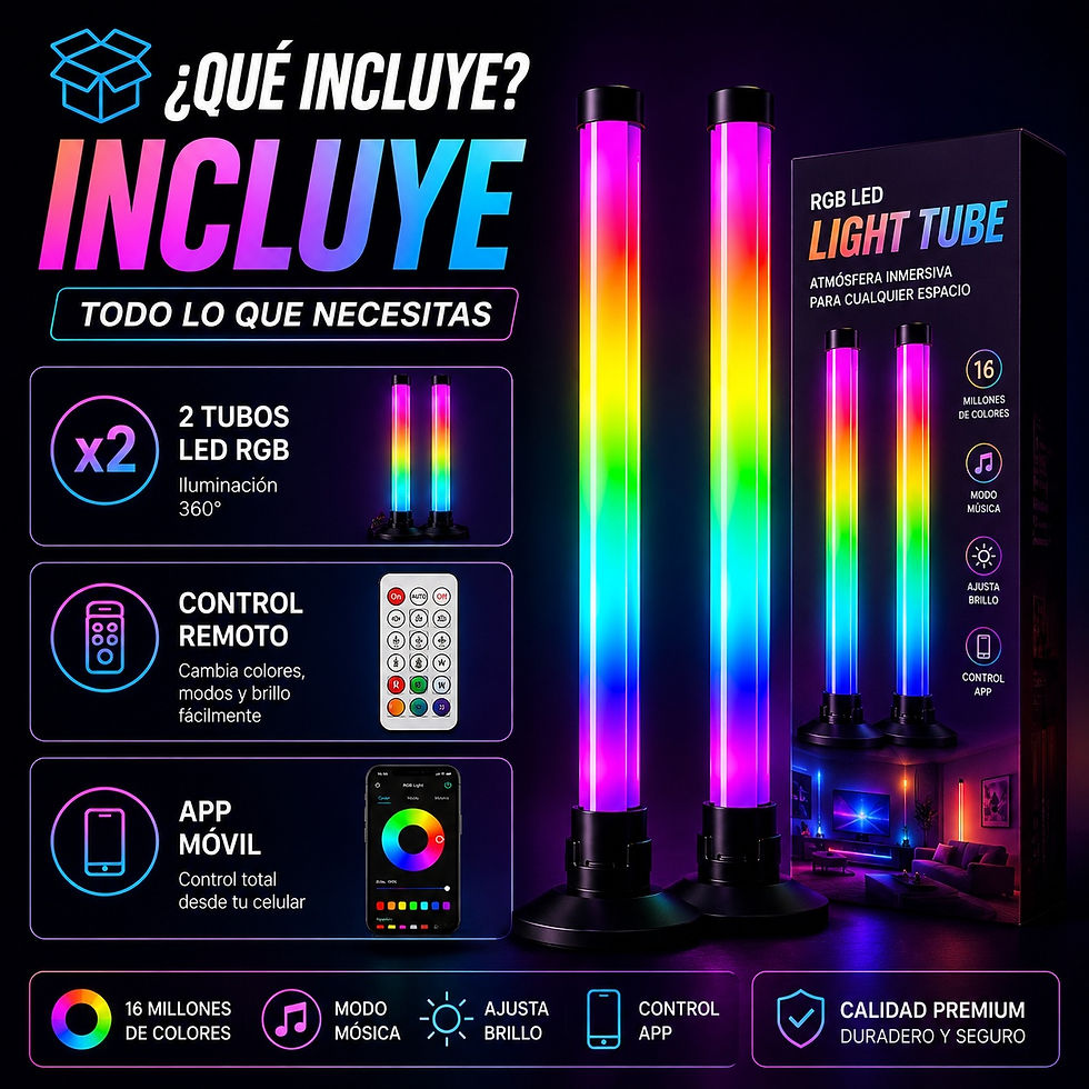 Miniatura: Lamparas LED RGB Inteligentes x2 con Control App + Control Remoto