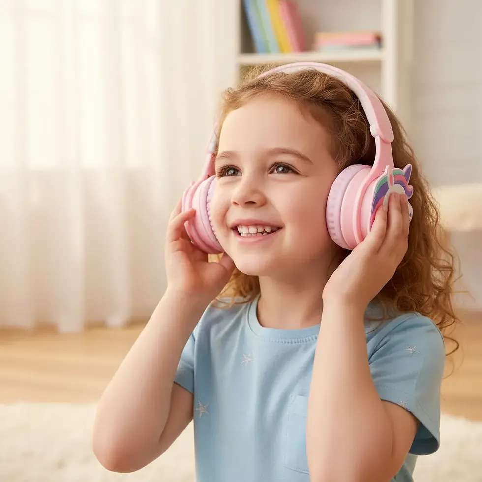 Miniatura: Audífonos Infantiles Unicornio Bluetooth | Manos Libres | Diadema Ajustable