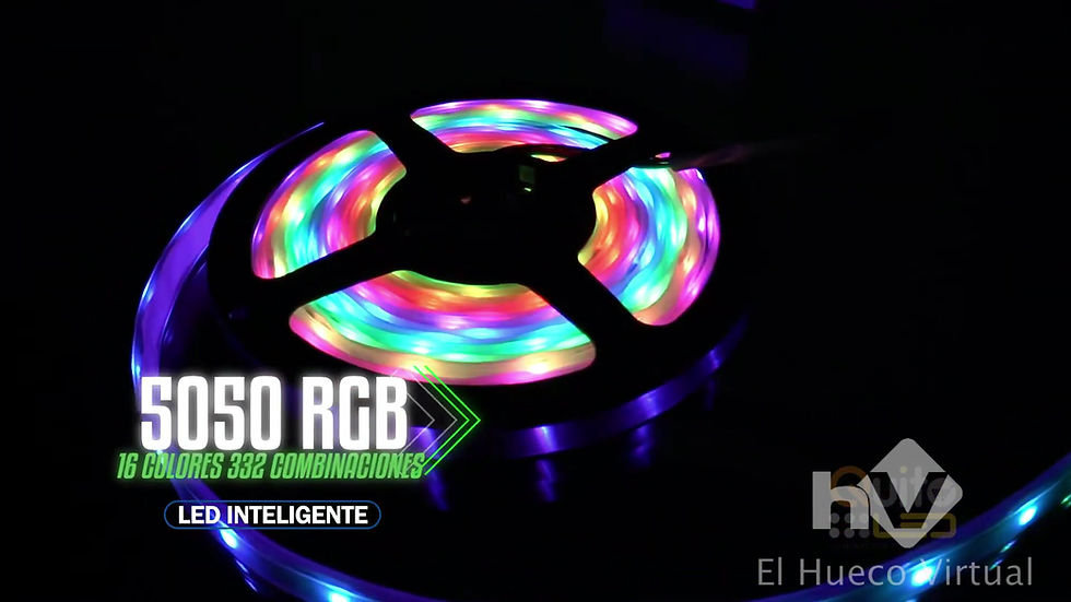 Miniatura: Cinta Led RGB 5 Mts Control y Adaptador