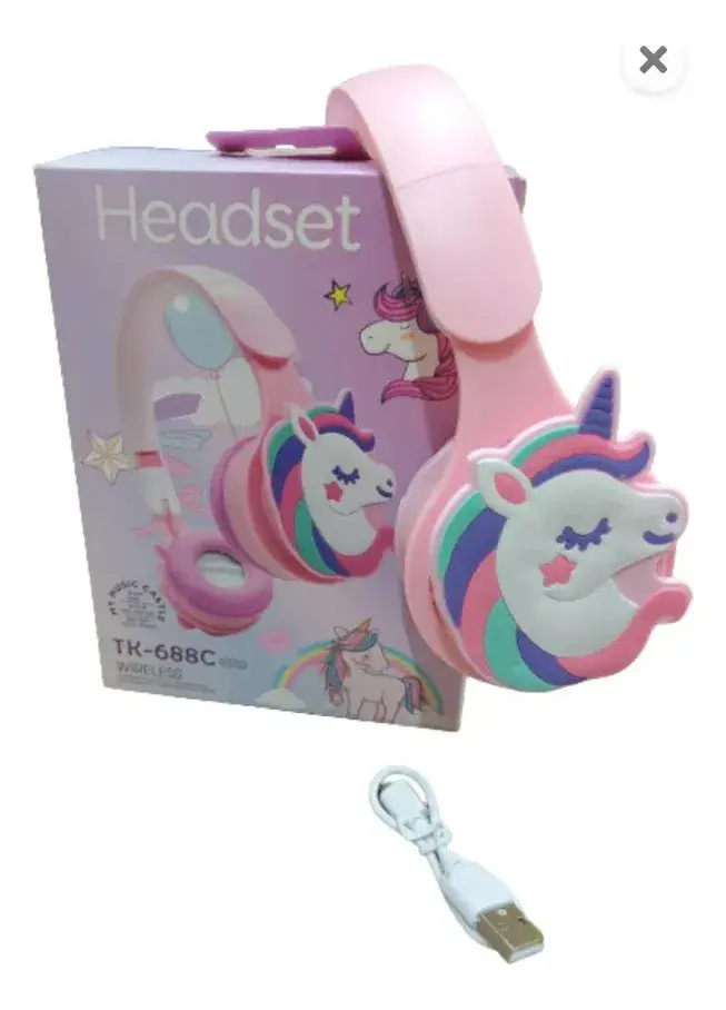 Miniatura: Audífonos Infantiles Unicornio Bluetooth | Manos Libres | Diadema Ajustable