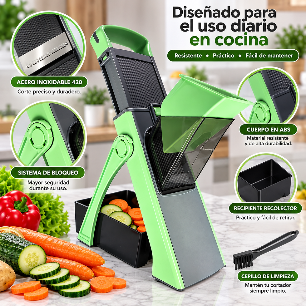 Miniatura: Cortador de Verduras Manual Plegable ICM10-156 con Recipiente