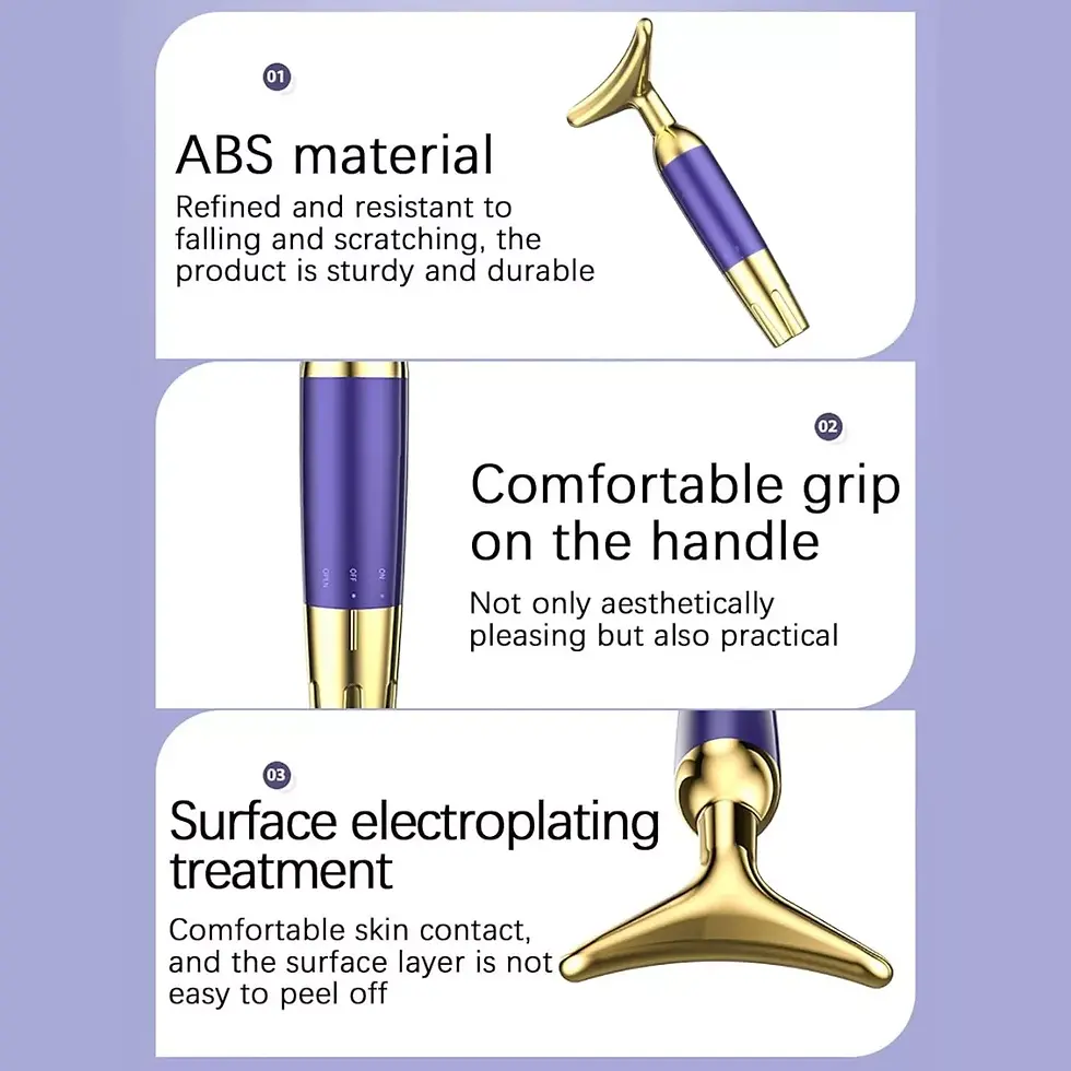 Miniatura: Antiarrugas Rejuvenecedor Masajeador Facial Eléctrico 24k