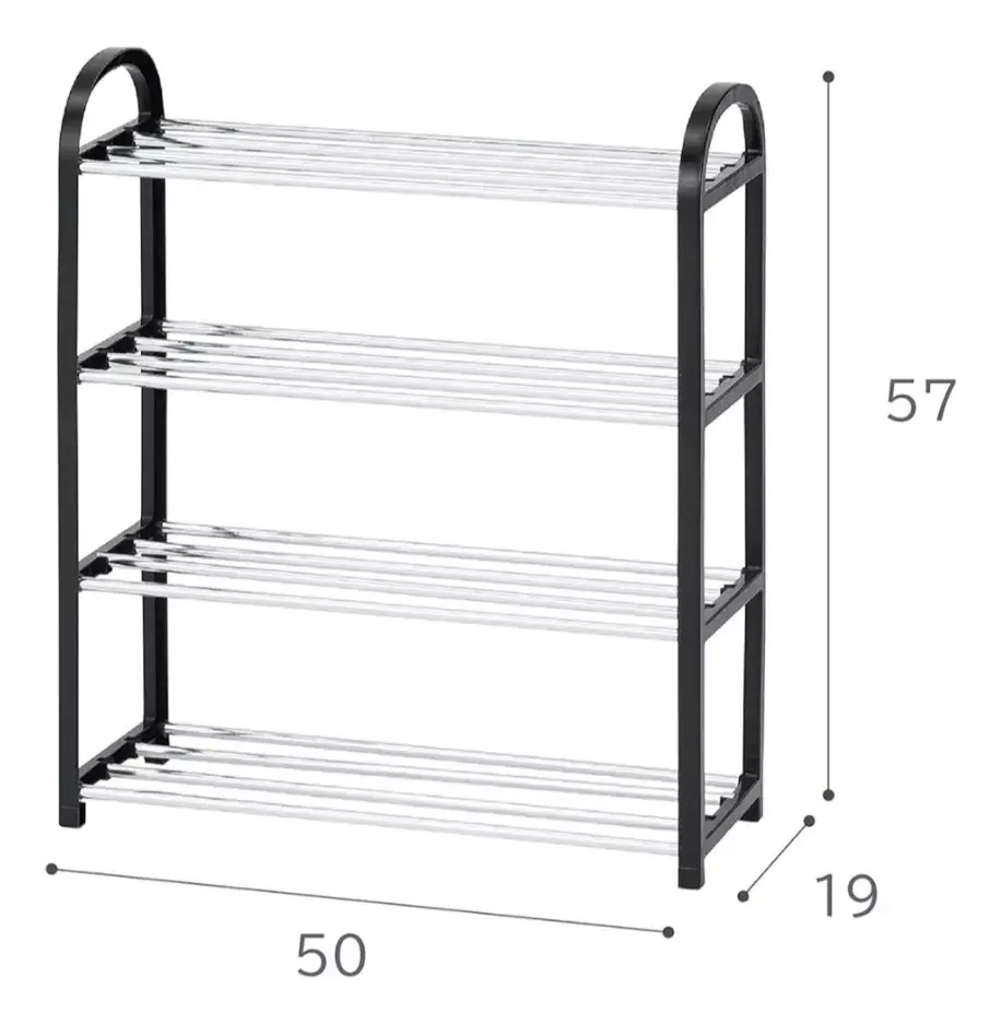 Miniatura: Organizador De Zapatos 4 Niveles Estante Closet Zapatero RopaMueble Organizador