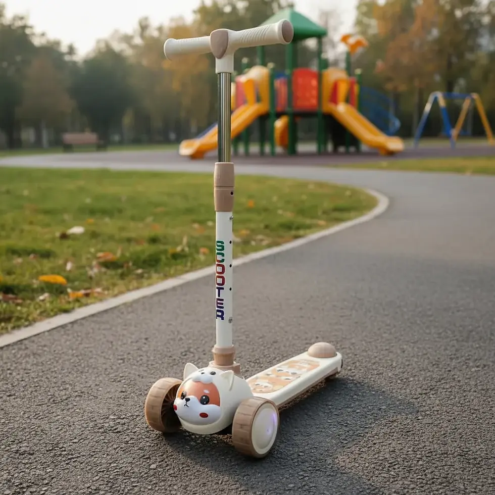 Miniatura: Monopatin Infantil Scooter Animalito Con Luces Y Sonidos