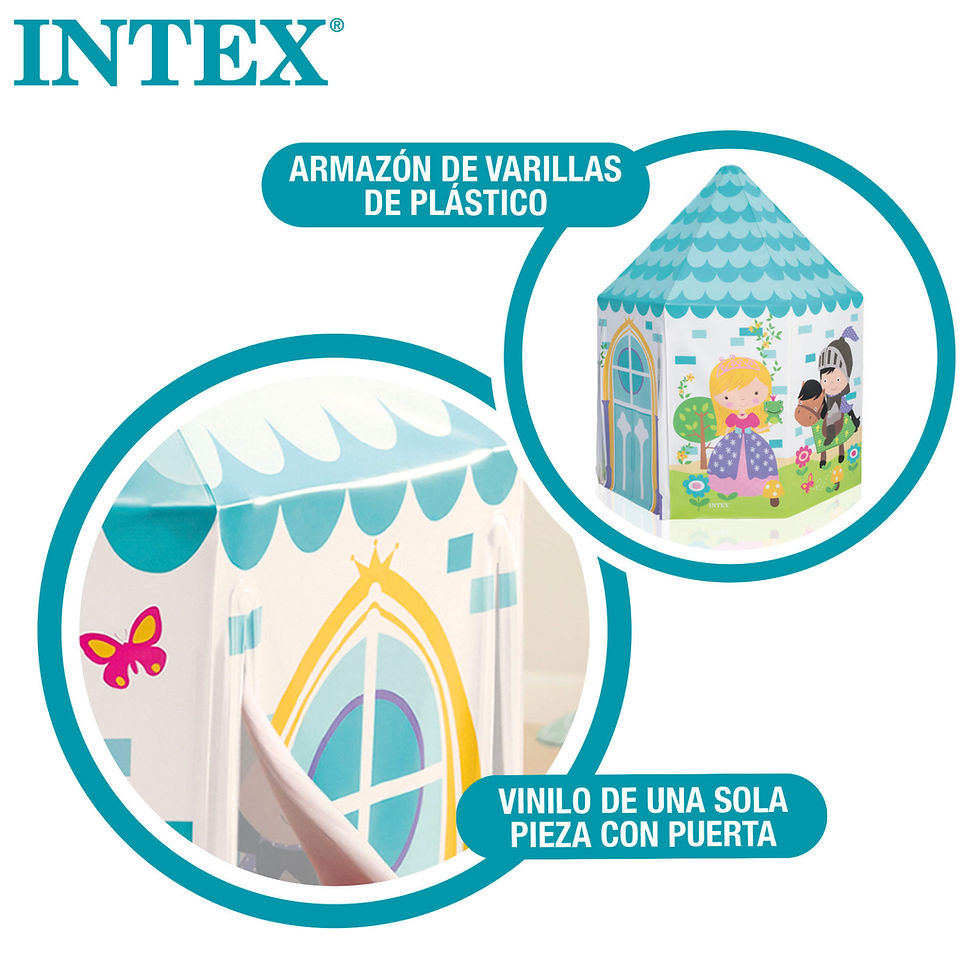 Miniatura: Casa Castillo Princesa Medieval Intex 44635